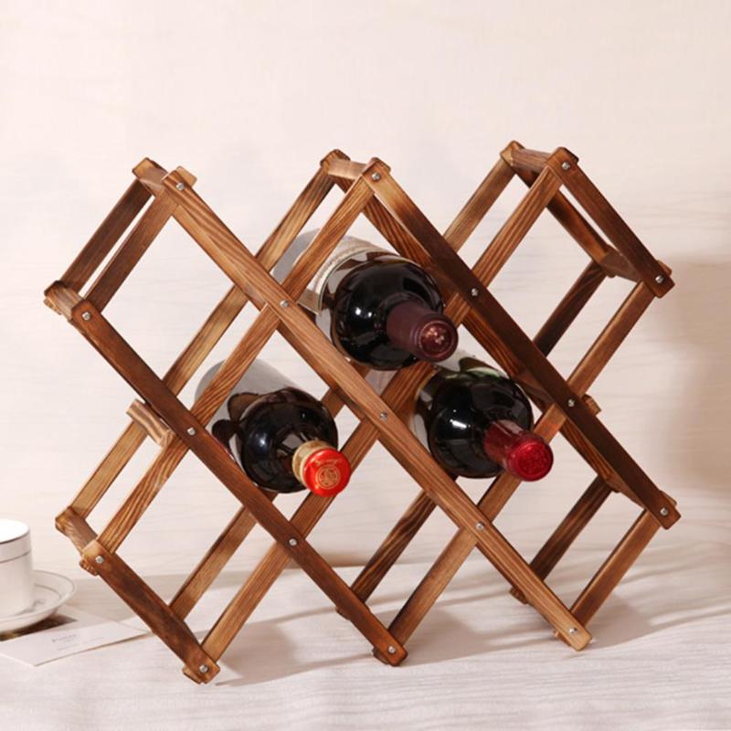 Grandiose Foldable Wooden Wine Rack