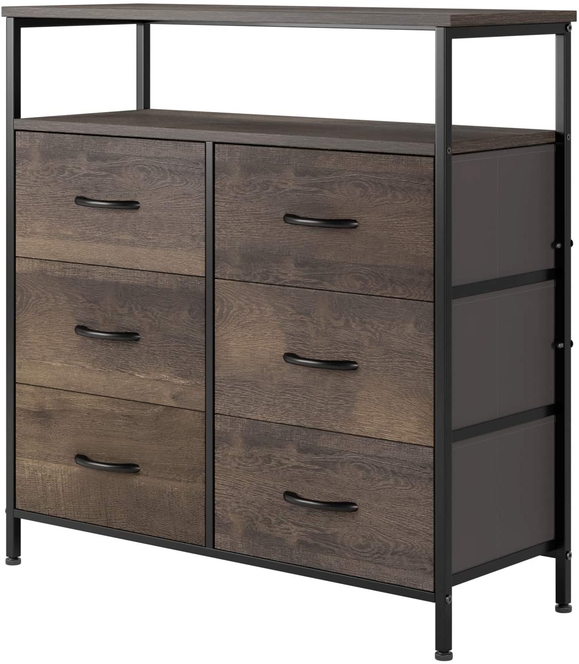 Grandiose 6-Drawer Rustic Storage Cabinet