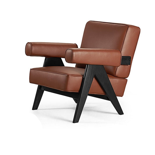 Grandiose Genuine Leather Single Sofa Chair