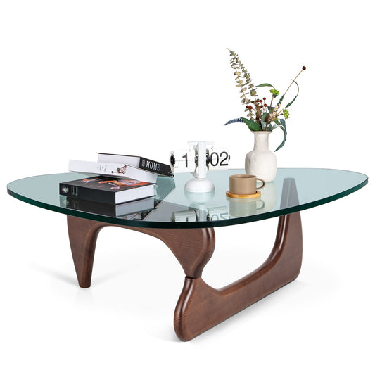 Grandiose Modern Irregular Glass Coffee Table