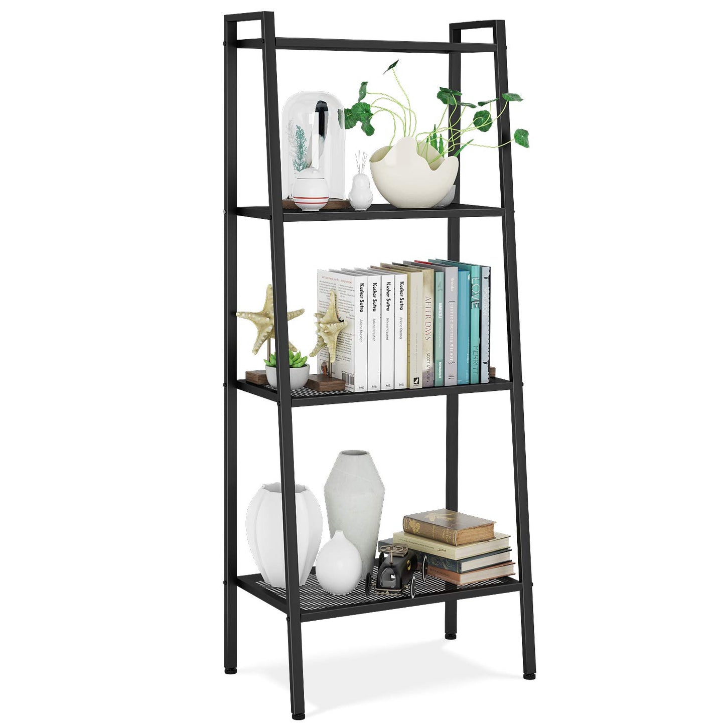 Grandiose 4-Tier Ladder Shelf Bookcase