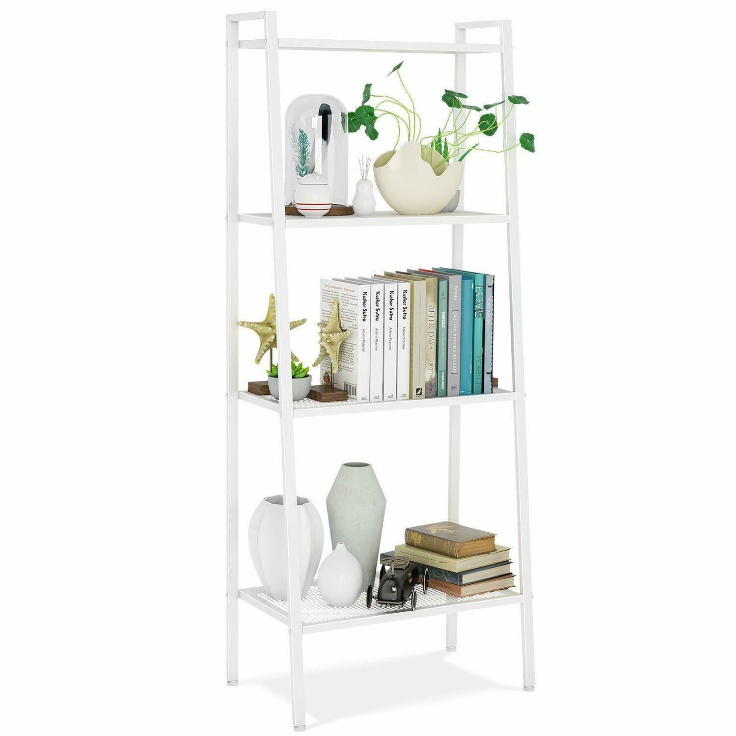 Grandiose 4-Tier Ladder Shelf Bookcase